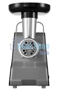 Мясорубка электрическая Centek CT-1603 черный, 2000 Вт, 2.0 кг/мин, реверс, защита от перегрузки, насадки - 4