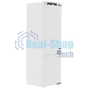 Встраиваемый холодильник Gorenje NRKI517E82WF, полезный объем 244 л, электронное управление, цифровой дисплей, автоматическое размораживание No Frost, быстрое замораживание, интенсивное охлаждение, зона свежести с контролем влажности, инверторный компрессор, энергоэффективность А+