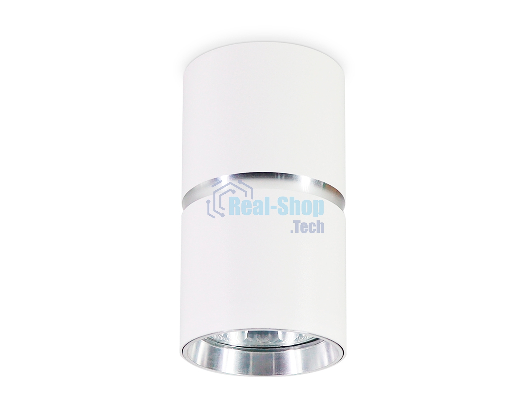 Светильник Ambrella light TN213115 WH/CH белый/хром GU10 D55*100