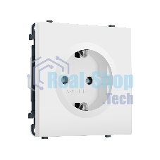 Комплект механизма электрической розетки SIGMA Белый матовый 50Hz 2P+E с/з 16A-250V QUANT PRO (SP1260, PR141)