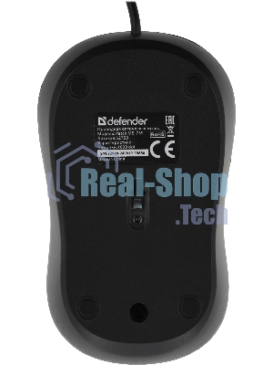 Мышь проводная Defender Patch MS-759 черный, 1000 dpi, USB, кнопки - 3