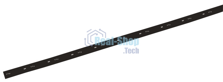 Трубка термоусадочная ТТУ 12/6 черный 1м IEK UDRS-D12-1-K02