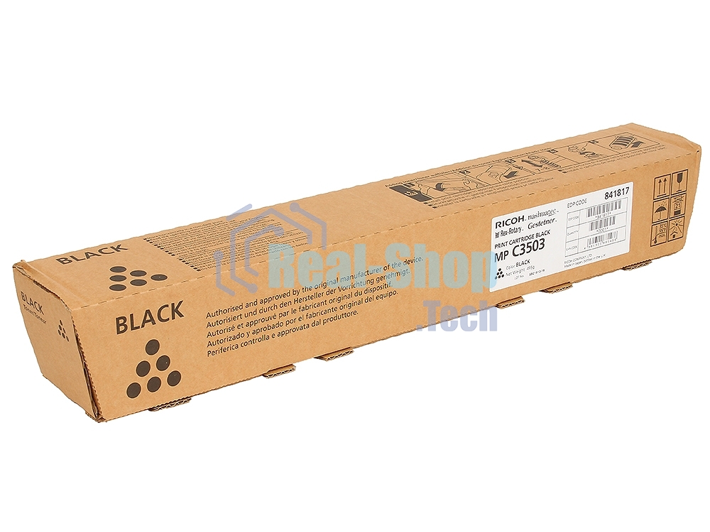 Картридж лазерный Ricoh 841817 тип MP3503 черный для Aficio MP C3003/C3503, (29500 стр)