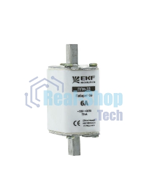 Вставка плавкая ППН-33 125А габарит 00 EKF fus-33/160/125