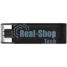 Флешка USB Kingston DataTraveler DT70 (DT70/128Gb), 128Gb, USB Type C, R/W 70/45, черный
