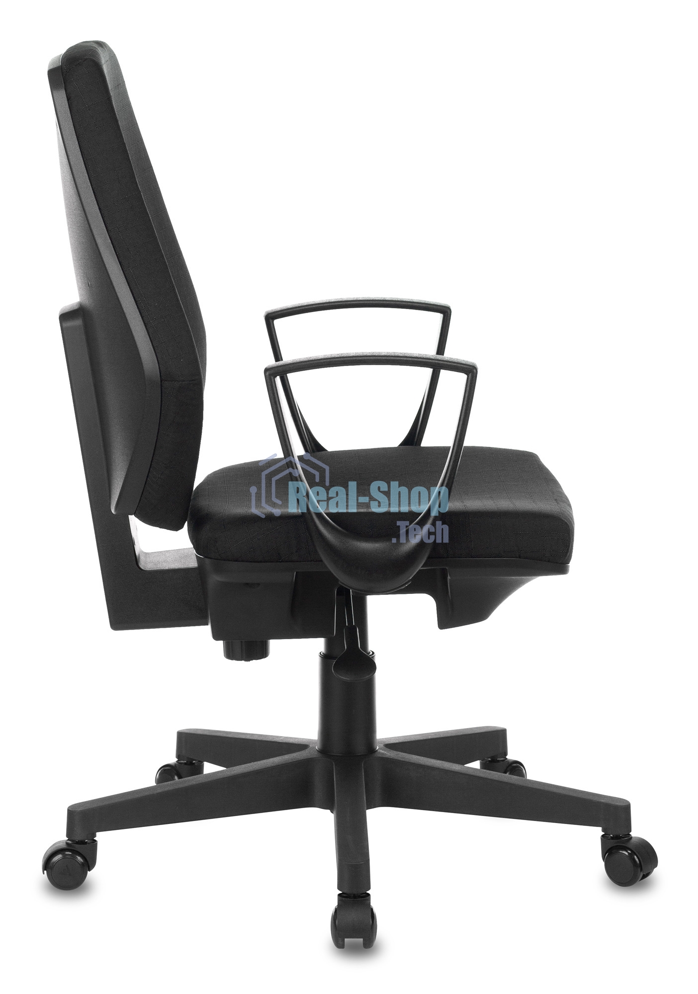 Кресло компьютерное Бюрократ CH-545 черный 38-418, крестовина пластик