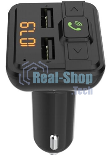 Автомобильный FM-модулятор Ritmix FMT-A880 черный MicroSD BT USB (80001662)