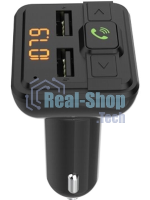 Автомобильный FM-модулятор Ritmix FMT-A880 черный MicroSD BT USB (80001662)