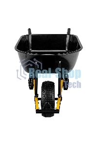 Тачка строительная Denzel усиленная, объем 140 л, 230 кг, колесо 15х6.00-6