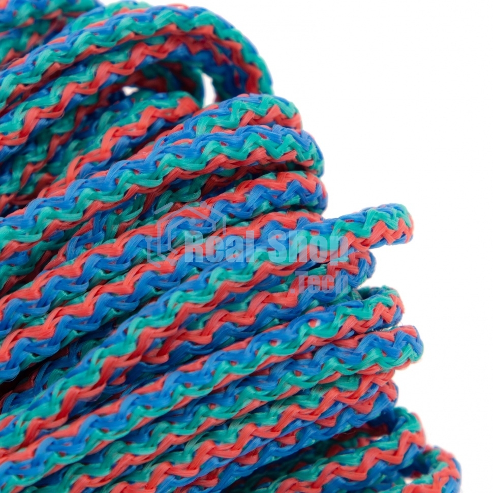 Шнур бельевой полипропиленовый с сердечником, 5 мм, L 15 м, цветной, HomePalisad