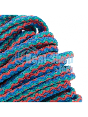 Шнур бельевой HomePalisad полипропиленовый с сердечником, 5 мм, L 15 м, цветной