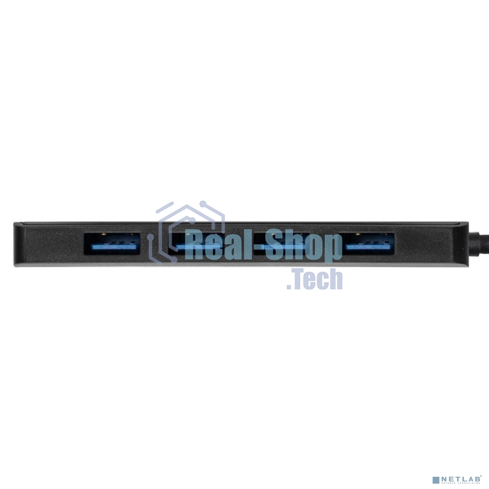 USB-концентратор ExeGate DUB-4CP/1 (кабель-адаптер USB Type C --> 4xUSB3.0, Plug&Play, черный)