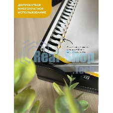 Пластиковые пружины 28 мм белые/черные 25+25 шт./Пружины пластиковые 28 мм белые/черные (231-260 листов) 25+25 шт