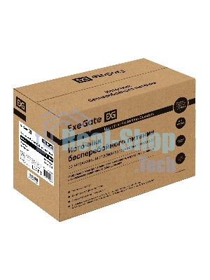 Источник бесперебойного питания ExeGate NEO Smart BU-1000.LCD.AVR.5SH / 1000 ВА / 500 Вт / 5 x CEE 7 (евророзетка)