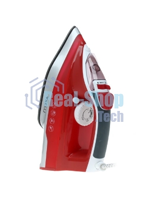 Утюг Kelli KL-1622 красный, 2200 Вт, 100 г/мин, 400 мл