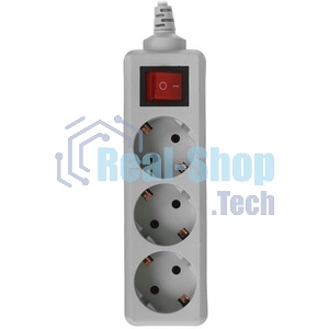 Сетевой фильтр Buro 300MDP-3-B 3 м, 3 розетки, черный, коробка