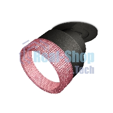 Светильник Ambrella Light XM8102542 SBK/PI черный песок/розовый GX53 (A2242, A2106, C8102, N8486)