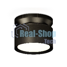 Светильник Ambrella Light XS8102050 SBK/PBK черный песок/черный полированный GX53 (N8902, C8102, N8113)