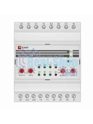 Контроллер АВР на 2 ввода с секционированием AVR-3 PROxima EKF rel-avr-3