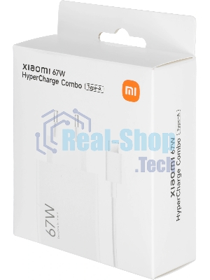 Сетевое зарядное устройстов Xiaomi 67W HyperCharge Combo (Type-A) EU