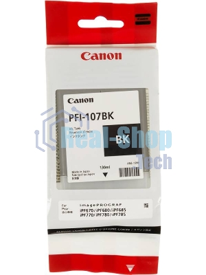 Картридж струйный Canon PFI-107BK (6705B001) черный (130 мл) для Canon iP F680/685/780/785