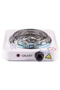 Плита настольная электрическая Galaxy Line GL 3003, белый, электрическая, 1000 Вт