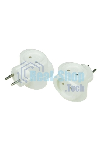 Тройник электрический Rexant биметалл 220В 6А белый