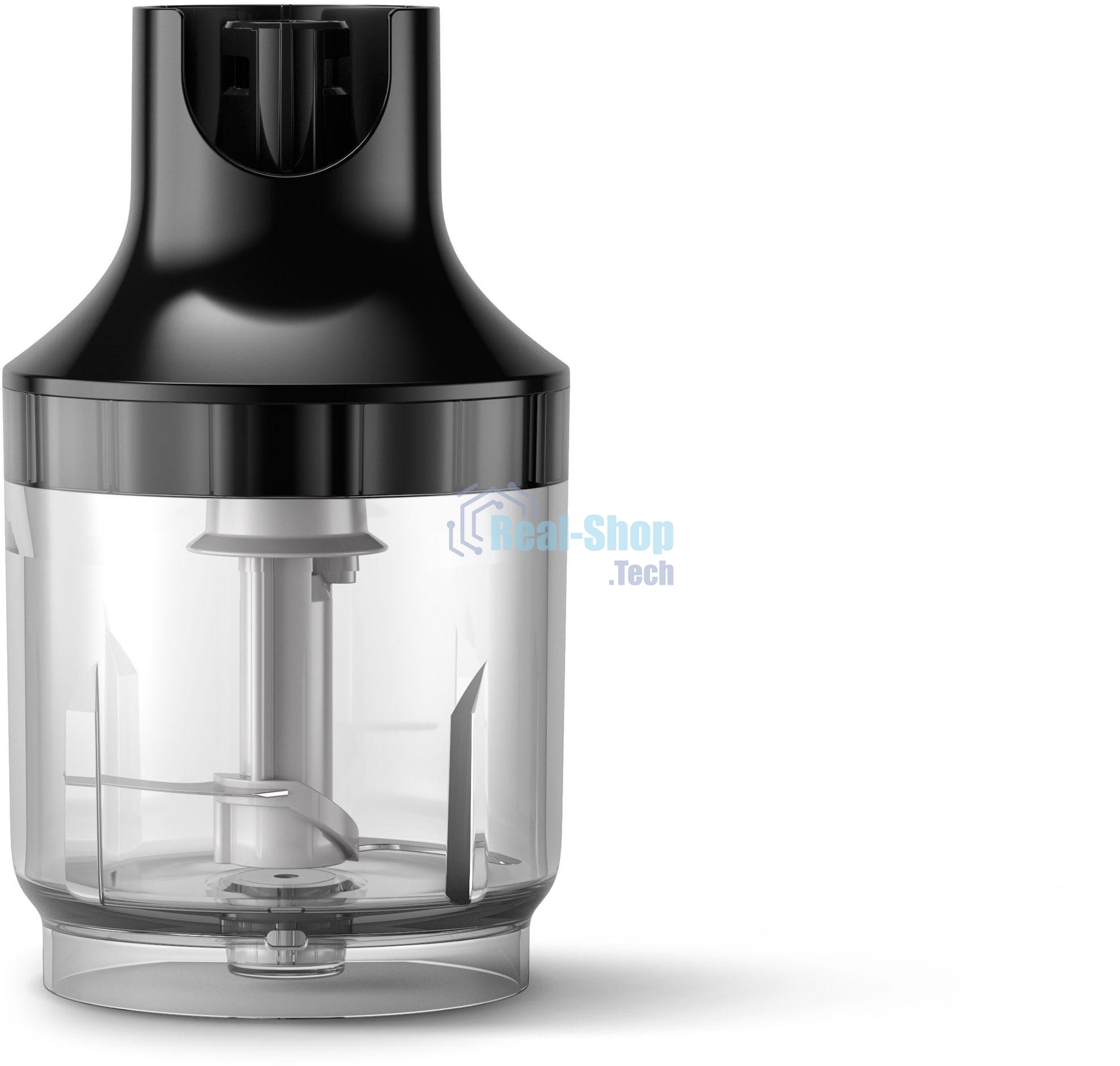 Блендер погружной Philips HR2543/90, 700Вт, 1 скорость, турбо режим, стакан для взбивания, венчик, измельчитель, черный