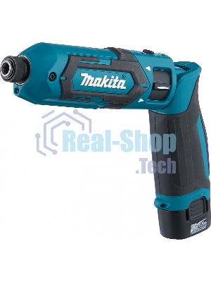 Отвертка аккумуляторная MAKITA TD022DSEак уд 7.2В 2х1Ач Li-Ion 2450об/м 25Нм 1/4'' 0.56кг сумка подсветка