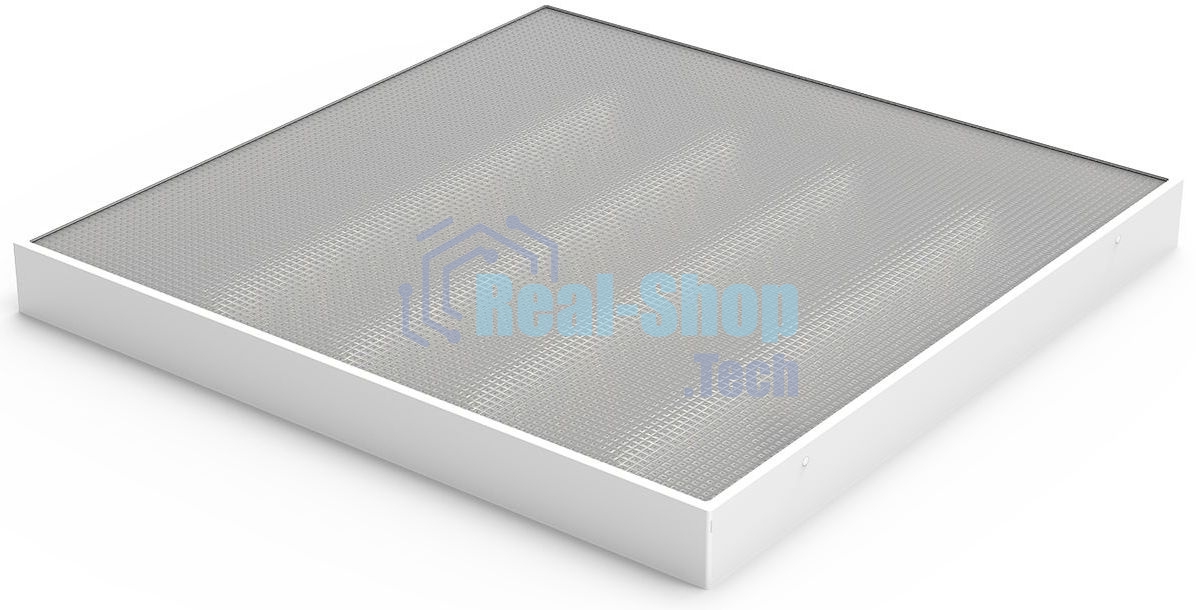 Светильник светодиодный универсальный Gauss LED ДВО 30 Вт MiR 3700 Лм 5000К 595х595х50 мм IP40 призма Guss