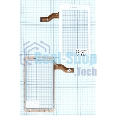 Сенсорное стекло (тачскрин) HC186104H1-FPC837DRGT910, белое