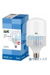 Лампа светодиодная IEK LLE-HP-80-230-65-E40 HP 80Вт 230В 6500К E40