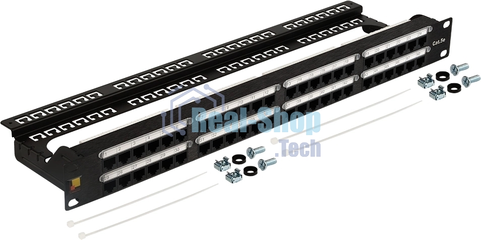 Патч-панель Lanmaster LAN-PPC48U5E 19