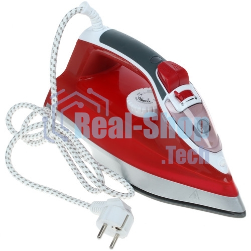 Утюг Kelli KL-1622 красный, 2200 Вт, 100 г/мин, 400 мл