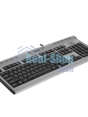 Клавиатура проводная A4Tech KLS-7MUU USB серебристый/черный