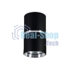 Светильник Ambrella light TN213116 BK/CH черный/хром GU10 D55*100