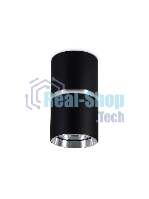 Светильник Ambrella light TN213116 BK/CH черный/хром GU10 D55*100