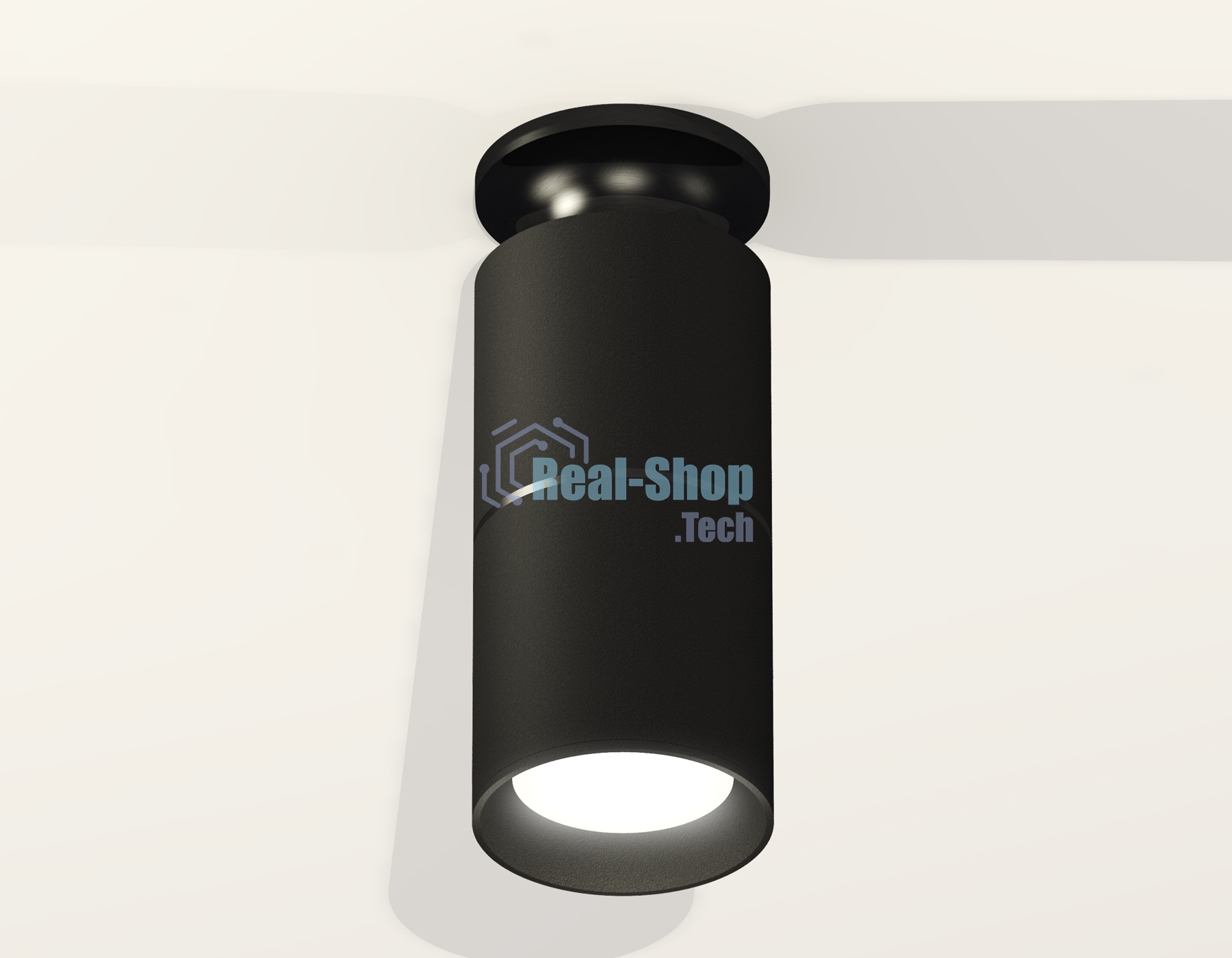 Светильник Ambrella Light XS6302200 SBK/PBK черный песок/черный полированный MR16 GU5.3 (N6902, C6302, A2061, N6102)