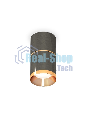 Светильник Ambrella Light XS7403081 DCH/PYG черный хром/золото желтое полированное MR16 GU5.3 (C7403, A2072, C7403, N7034)