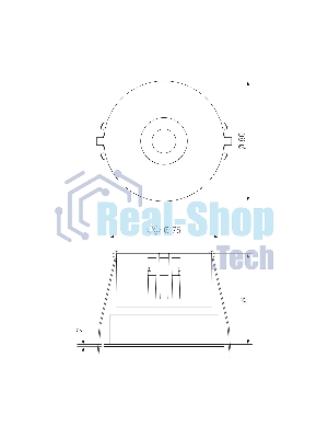 25070/LED 15W 4000K / светильник встраиваемый светодиодный / белый