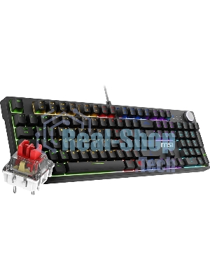 Клавиатура MSI Forge GK320 проводная, USB Type-A, чёрный