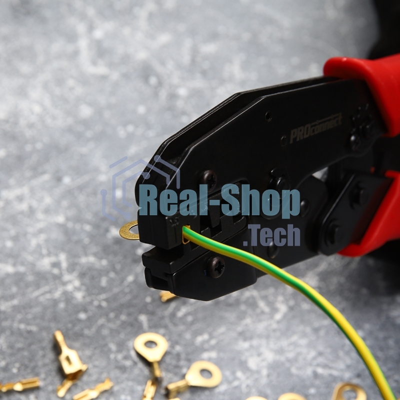 Кримпер PROconnect HT-236C для обжима автоклемм неизолированных 0.5-6.0 мм²