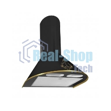 Вытяжка каминная Gefest ВО 1503 К73 черный/золотистый, 50 см, 1000 куб. м/ч, 78 дБ
