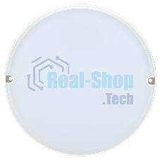 Светильник IEK LED ДПО 2013Д 12Вт IP54 4000К деж круг с АД