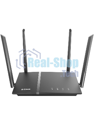 Роутер D-Link DIR-1260/RU/R1A, Wireless AC1200 2x2 MU-MIMO Dual-band Gigabit Router with 1 10/100/1000Base-T WAN port, 4 10/100/1000Base-T LAN ports and 1 USB port.802.11b/g/n/ac compatible, up to 300 Mbps