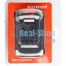 Батарея аккумуляторная Li-ion для шуруповертов Patriot серии The One, Модели: BR 241Li/h, Емкость аккумулятора: 2,0 Ач, Напряжение: 24В