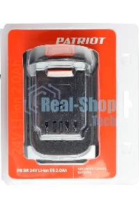 Батарея аккумуляторная Li-ion для шуруповертов Patriot серии The One, Модели: BR 241Li/h, Емкость аккумулятора: 2,0 Ач, Напряжение: 24В