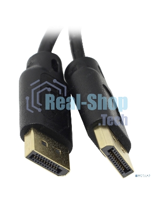 Кабель ExeGate EX284911RUS DisplayPort (20M-20M) 1.0м ExeGate EX-CC-DP-1.0 v1.2, позол. контакты