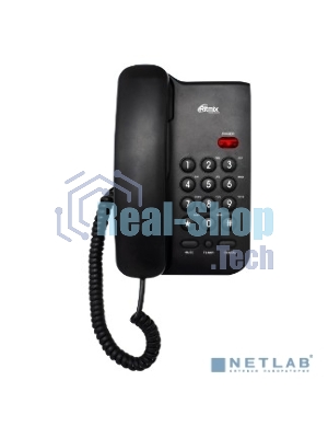 Телефон проводной Ritmix RT-311 черный