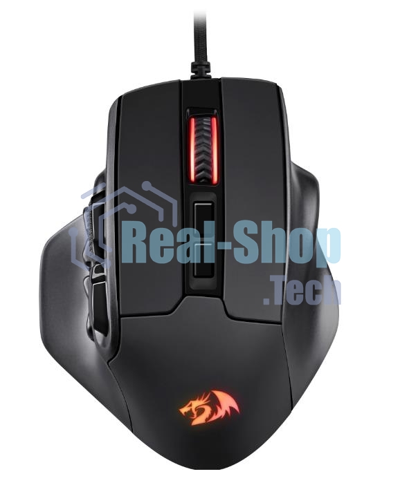 Мышь проводная REDRAGON Aatrox черный, 12400 dpi, USB, кнопки - 15